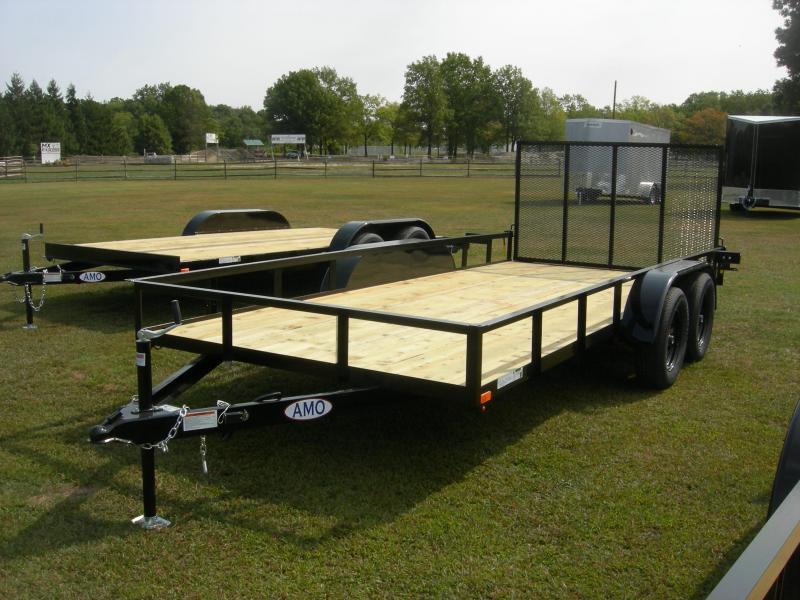 2021 American Manufacturing Operations (AMO) UT82x16 Landscape Equipment Trailer 2021 American Manufacturing Operations (AMO) UT82x16 Landscape Equipment Trailer