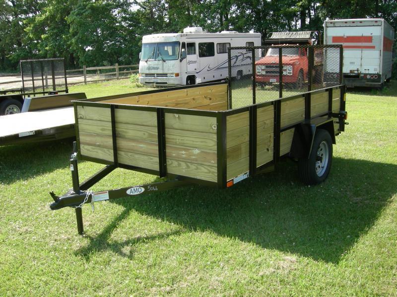 2024 American Manufacturing Operations (AMO) US76x12HS Utility Trailer