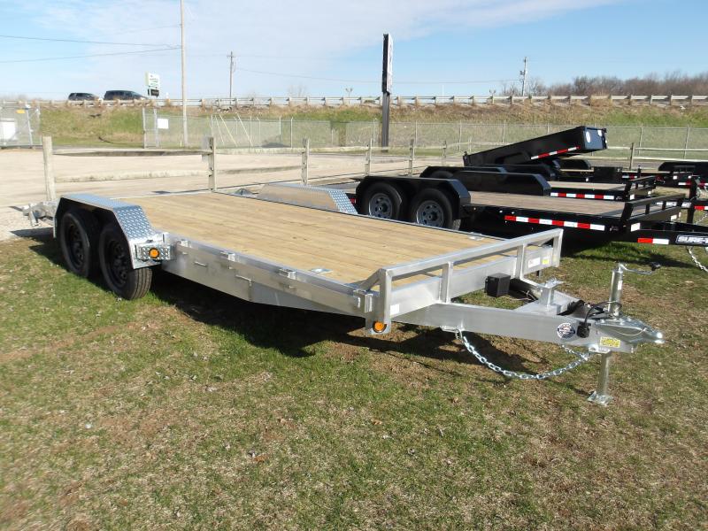 2026 Quality Aluminum 83x18 Car Hauler Car / Racing Trailer