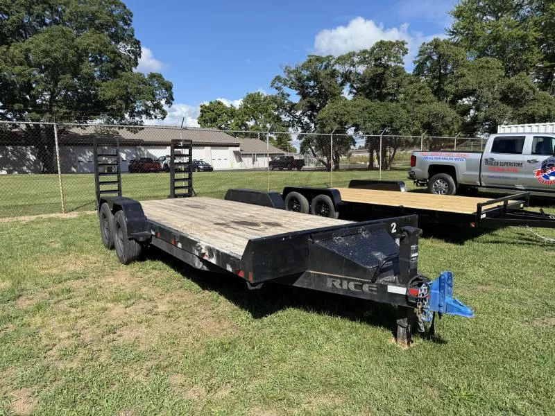 2023 Rice Trailers 82x20 Equipment Trailer (14k)