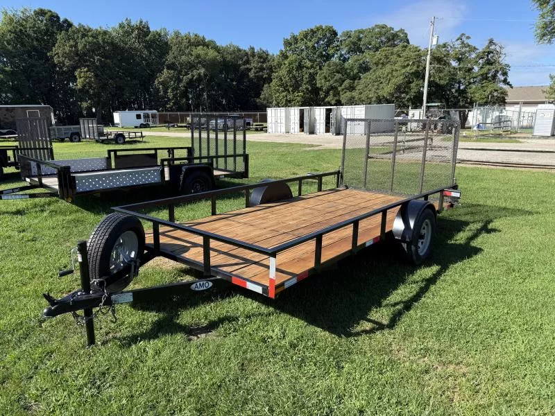 2016 American Manufacturing Operations (AMO) 76x14LS Utility Trailer