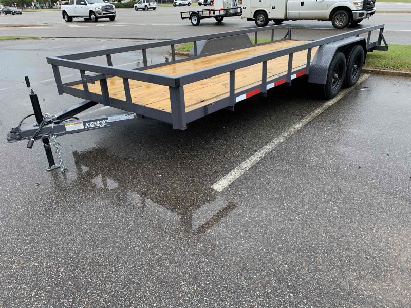 2021 Anderson Manufacturing 7x20 Tandem Utility Trailer 2021 Anderson Manufacturing 7x20 Tandem Utility Trailer