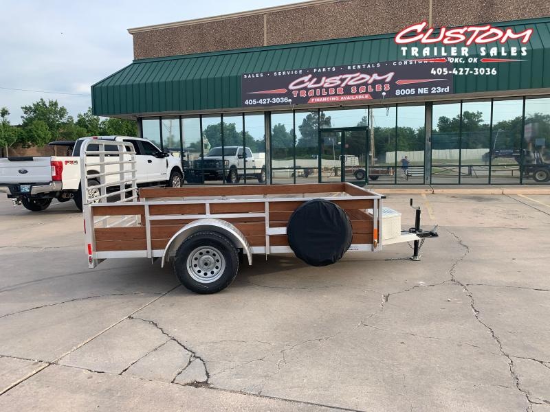 USED 2018 Legend Trailers 10 X 71 SINGLE AXLE ALUMINUM HIGH SIDE UTILITY USED 2018 Legend Trailers 10 X 71 SINGLE AXLE ALUMINUM HIGH SIDE UTILITY