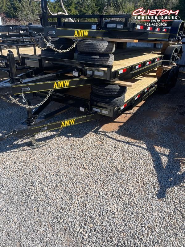 2022 AMW 22 X 83 TANDEM AXLE WOOD FLOOR CAR HAULER 2022 AMW 22 X 83 TANDEM AXLE WOOD FLOOR CAR HAULER