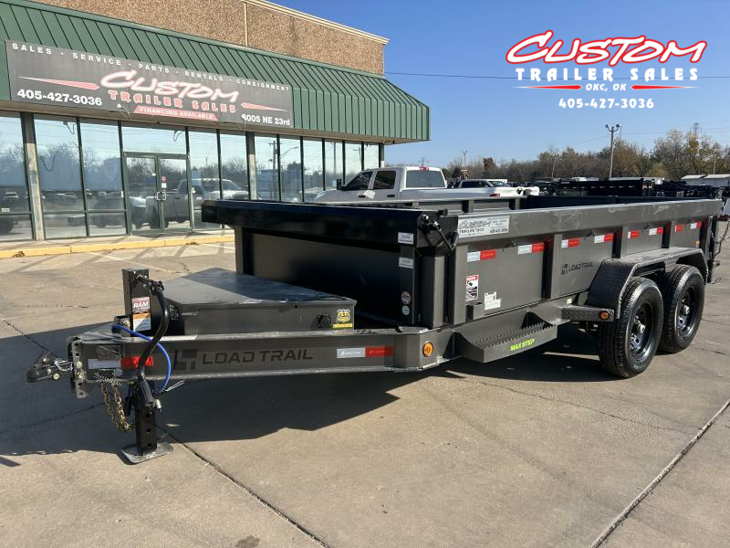 #342394 2025 LOAD TRAIL DL 14 X 83 TANDEM AXLE LOW PRO 14K BUMPER PULL DUMP W/ 2' SIDES 1733243080