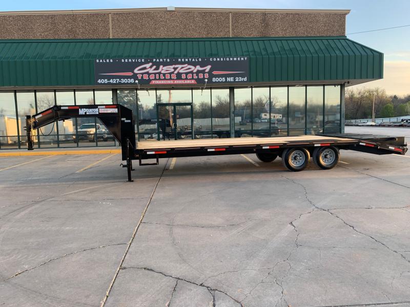 2023 MP CUSTOM 25 X 102 FLATBED GOOSENECK TRAILER Custom Trailer