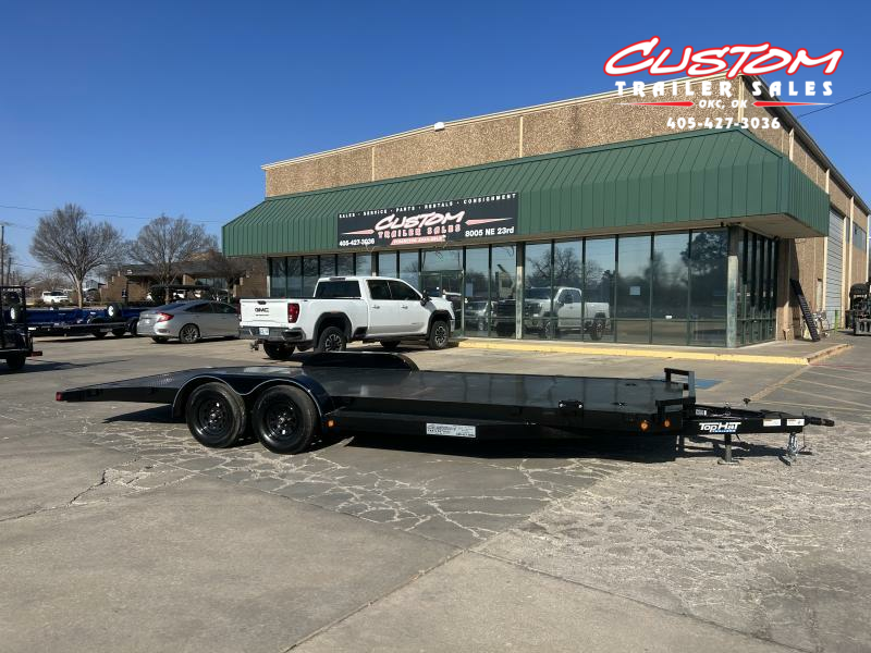 #249524 2025 TOP HAT ASCH 22 X 83 TANDEM AXLE 7K STEEL FLOOR CAR HAULER 1736357106