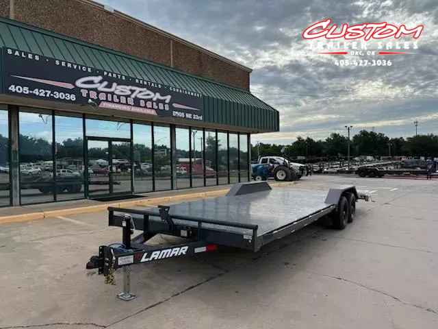 #143853 2026 LAMAR CC 24 X 102 TANDEM AXLE 10K STEEL FLOOR CAR HAULER 1751053397