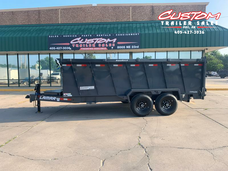 2023 IRON BULL DWB 16 X 83 TANDEM AXLE BUMPER PULL DUMP W/ 2' SIDES