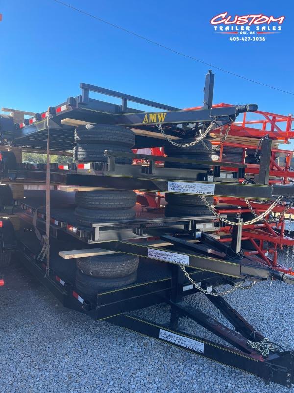 2022 AMW 22 X 83 TANDEM AXLE STEEL FLOOR CAR HAULER 2022 AMW 22 X 83 TANDEM AXLE STEEL FLOOR CAR HAULER