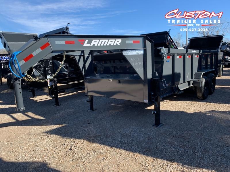 2022 Lamar DL 16 X 83 TANDEM AXLE GOOSENECK DUMP 2022 Lamar DL 16 X 83 TANDEM AXLE GOOSENECK DUMP