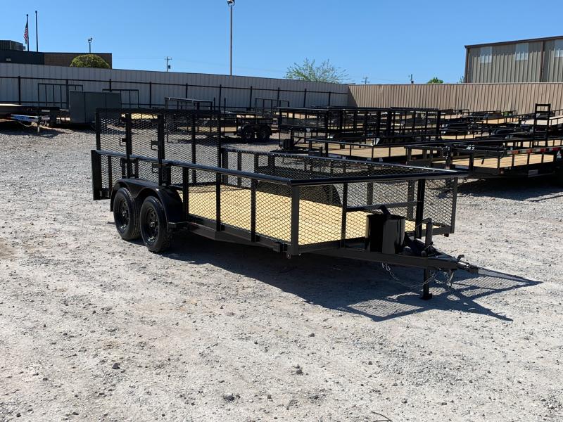 2021 AMW 16' X 83" TANDEM AXLE LAWN TRAILER 2021 AMW 16' X 83" TANDEM AXLE LAWN TRAILER