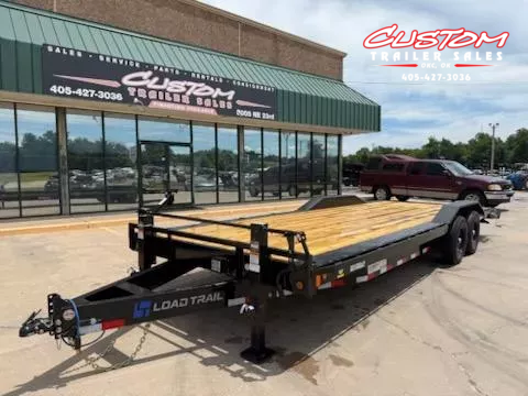 #362391 2026 LOAD TRAIL CH 24 X 102 TANDEM AXLE 14K EQUIPMENT HAULER W/ SLIDE IN RAMPS 1751390548