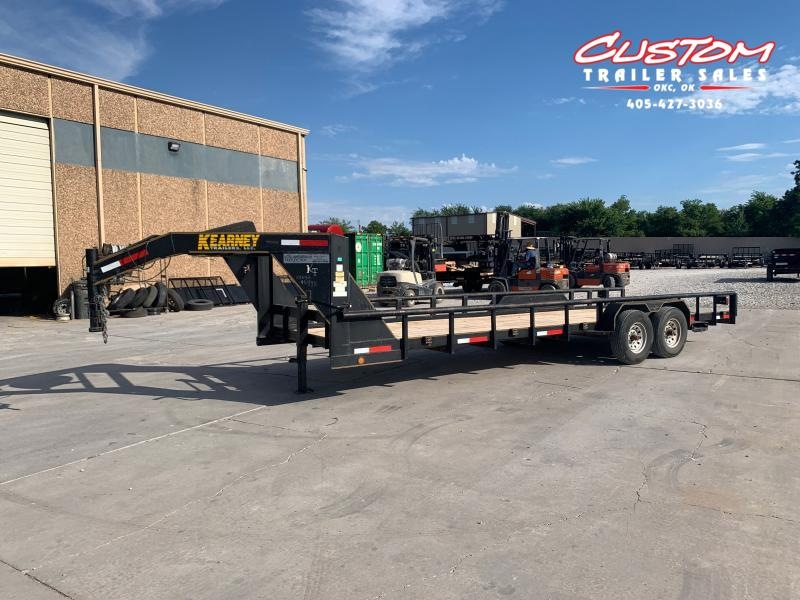 USED 2015 Kearney 24 X 83 LOW BOY PIPE TOP RAIL GOOSENECK USED 2015 Kearney 24 X 83 LOW BOY PIPE TOP RAIL GOOSENECK