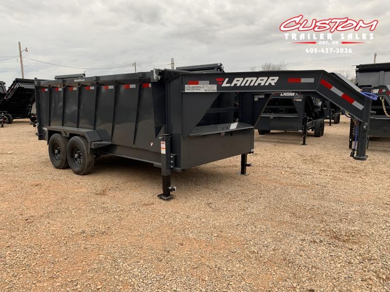 2022 LAMAR DL 14 X 83 LOW-PRO DUMP 14K GOOSENECK W/ 14 PLY TIRES UPGRADE 2022 LAMAR DL 14 X 83 LOW-PRO DUMP 14K GOOSENECK W/ 14 PLY TIRES UPGRADE