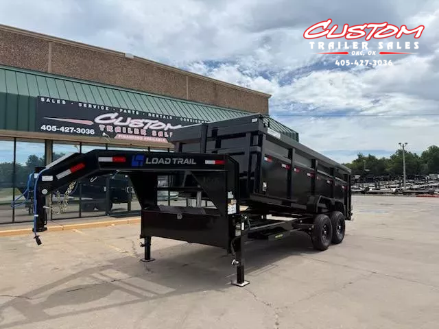 #359623 2025 LOAD TRAIL GD 16 X 83 TANDEM AXLE LOW PRO 14K HIGH SIDE GOOSENECK DUMP W/ TELESCOPIC CYLINDER