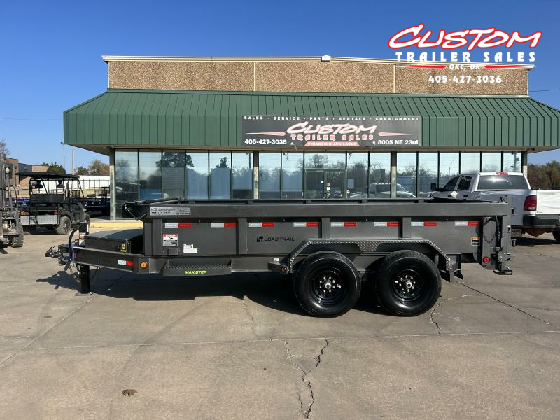 #342394 2025 LOAD TRAIL DL 14 X 83 TANDEM AXLE LOW PRO 14K BUMPER PULL DUMP W/ 2' SIDES 1733243073