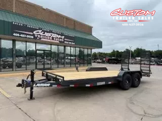 #142896 2025 LAMAR H6 20 X 83 TANDEM AXLE 14K EQUIPMENT HAULER W/ STAND UP RAMPS 1749837206