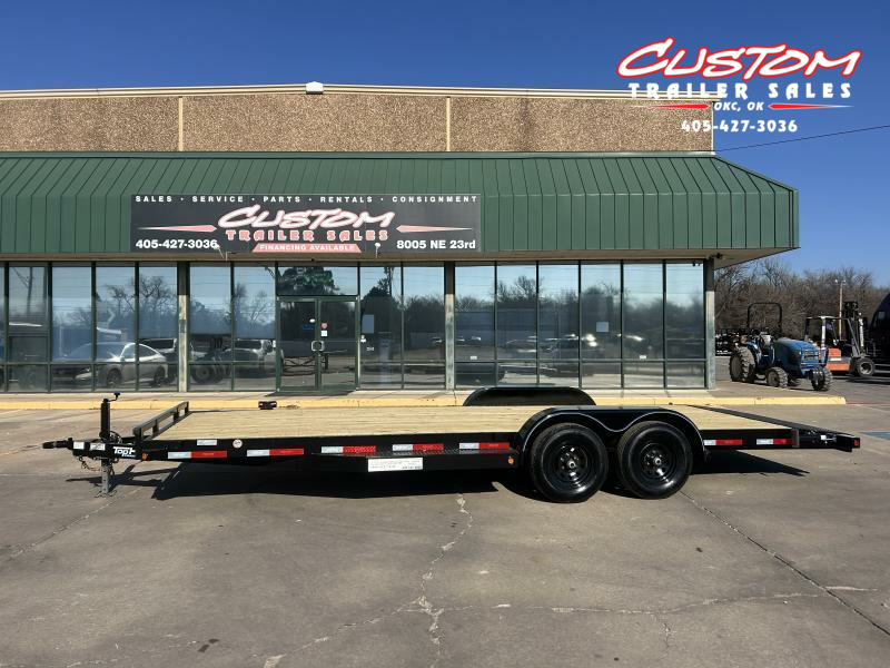 #248990 2025 TOP HAT HDCH 22 X 83 TANDEM AXLE 10K WOOD FLOOR CAR HAULER  1736358325