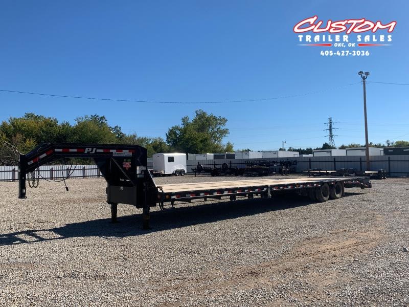 USED 2020 PJ Trailers 40 X 102 DUAL TANDEM GOOSENECK LOW PRO USED 2020 PJ Trailers 40 X 102 DUAL TANDEM GOOSENECK LOW PRO