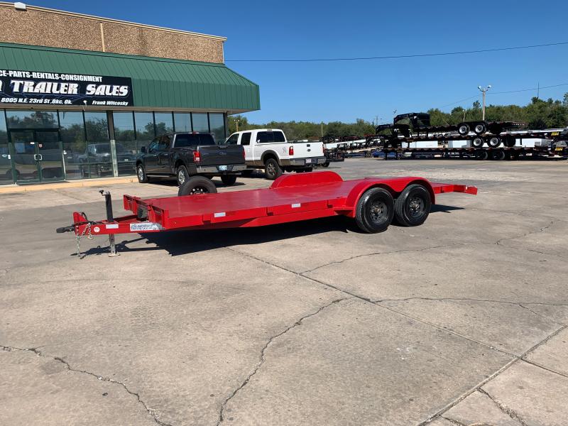 USED 2021 Wicked Trailer 20 X 83 TANDEM AXLE STEEL FLOOR CAR HAULER USED 2021 Wicked Trailer 20 X 83 TANDEM AXLE STEEL FLOOR CAR HAULER