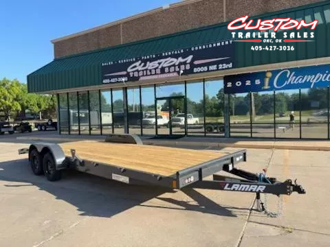 #144808 2026 LAMAR CE 22 X 83 TANDEM AXLE 7K WOOD FLOOR CAR HAULER 1752156981