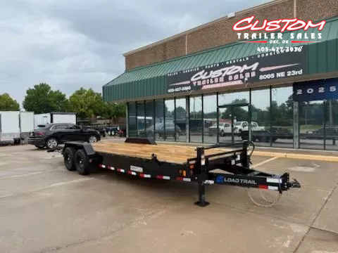 #361687 2026 LOAD TRAIL CH 24 X 83 TANDEM AXLE 14K EQUIPMENT HAULER W/ SLIDE IN RAMPS 1752777011