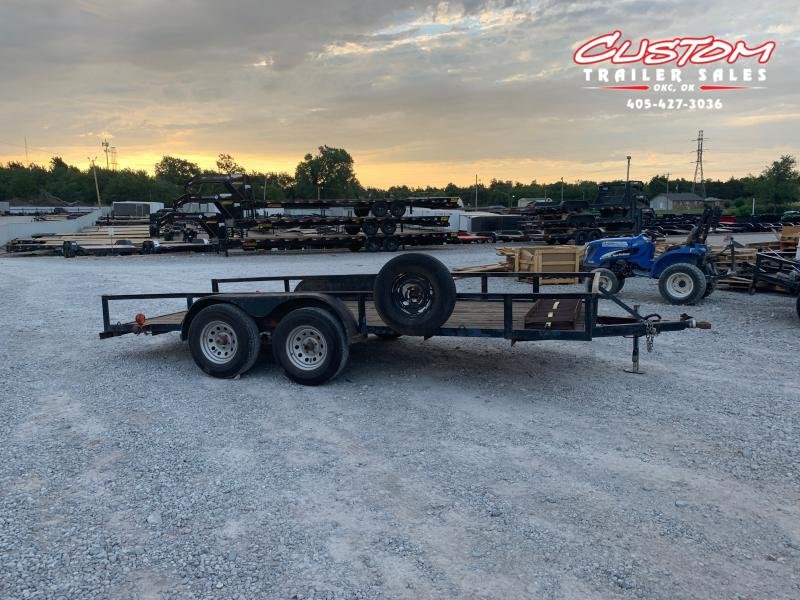 USED 16 X 77 TANDEM AXLE UTILITY USED 16 X 77 TANDEM AXLE UTILITY