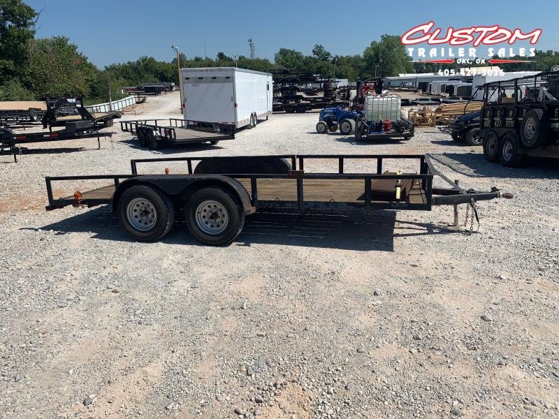 USED 16 X 77 TANDEM AXLE UTILITY USED 16 X 77 TANDEM AXLE UTILITY