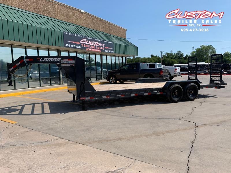 USED 2021 Lamar Trailers H6 22 X 83 TANDEM AXLE GOOSENECK EQUIPMENT HAULER USED 2021 Lamar Trailers H6 22 X 83 TANDEM AXLE GOOSENECK EQUIPMENT HAULER