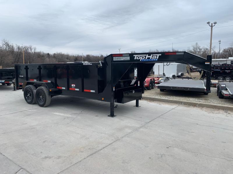 2023 Top Hat Trailers GN DPX 16 X 83 TANDEM AXLE GOOSENECK DUMP Custom Trailer Sales