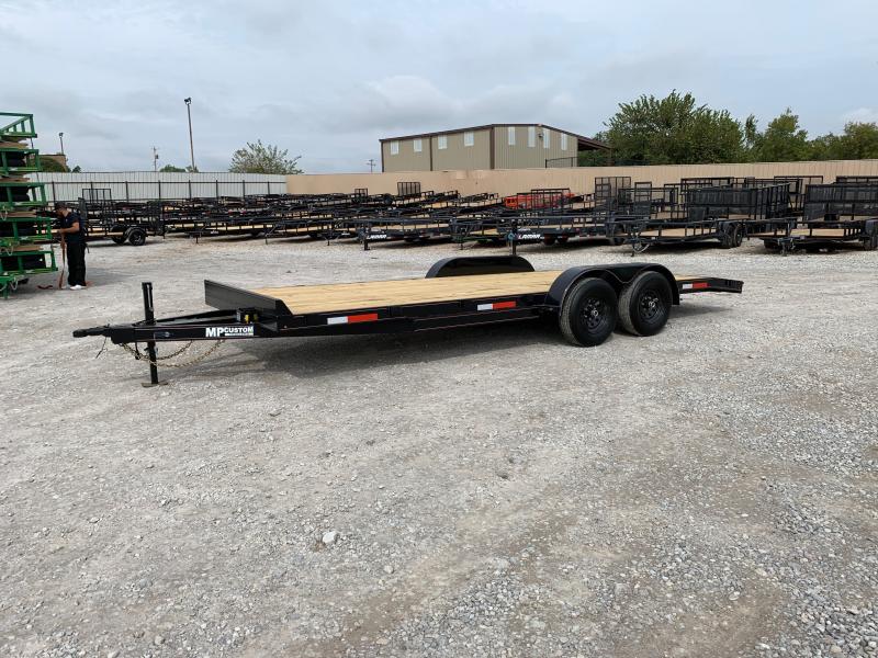 2021 MP Custom 20 X 83 TANDEM AXLE WOOD FLOOR CAR HAULER Near Me