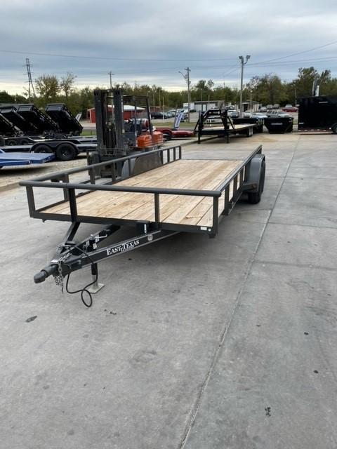 USED 2021 East Texas 20 X 83 TANDEM AXLE UTILITY TRAILER USED 2021 East Texas 20 X 83 TANDEM AXLE UTILITY TRAILER