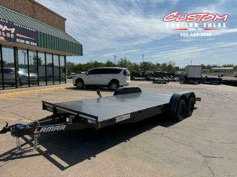 #141694 2025 LAMAR CE 20 X 83 TANDEM AXLE 7K STEEL FLOOR CAR HAULER 1744646919