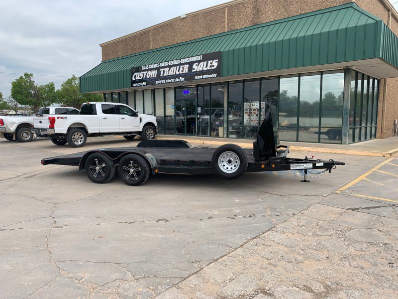 USED 2018 Top Hat Trailers 18' X 83" STEEL FLOOR CAR HAULER USED 2018 Top Hat Trailers 18' X 83" STEEL FLOOR CAR HAULER