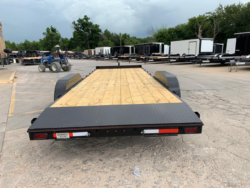 2021 MP Custom 22 X 83 TANDEM AXLE WOOD FLOOR CAR HAULER Near Me