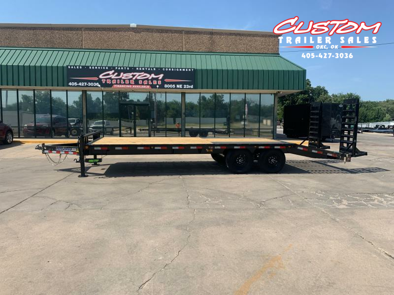 2023 MP CUSTOM 20 X 102 TANDEM AXLE BUMPER PULL 7K DECK OVER TRAILER
