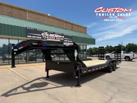 #360509 2025 LOAD TRAIL GC 24 X 102 GOOSENECK EQUIPMENT HAULER 14K W/ STAND UP RAMPS 1749838168
