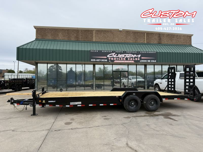 #352473 2025 LOAD TRAIL CH 24 X 83 TANDEM AXLE 16K EQUIPMENT HAULER W/ FOLD UP RAMPS 1744296233