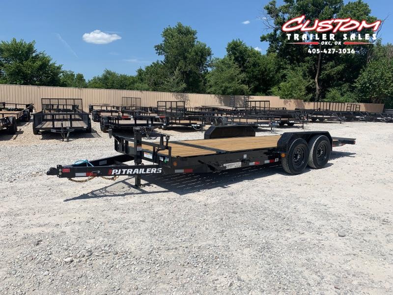 2023 PJ Trailers T6 20 X 82 TANDEM AXLE BUMPER PULL TILT Custom