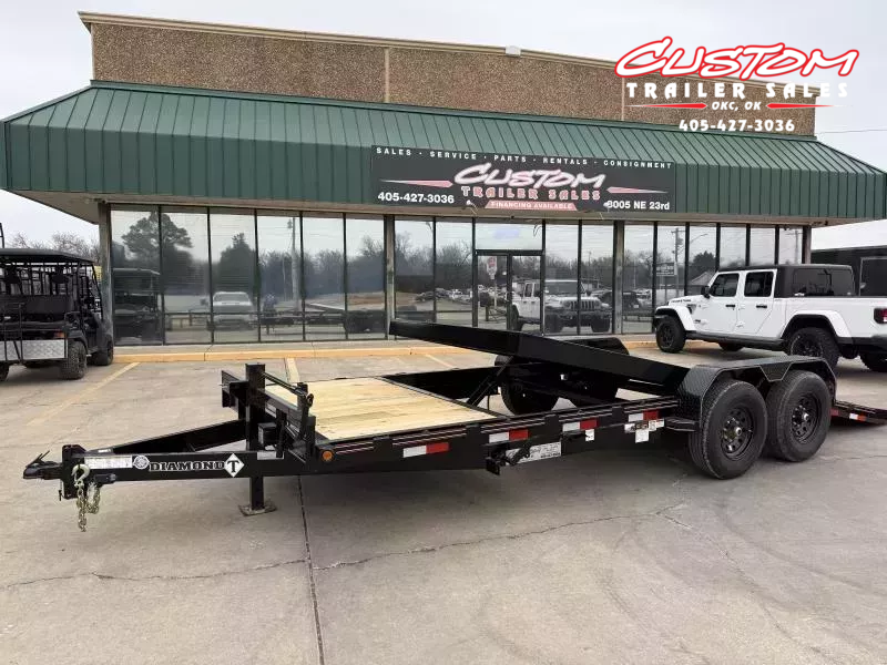 #036256 2025 DIAMOND T SKP1406TD 20 X 83 TANDEM AXLE 14K SKID-PRO TILT DECK TRAILER 1750433756