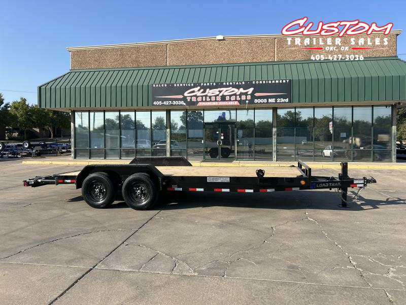#334756 2025 LOAD TRAIL CH 20 X 83 TANDEM AXLE 14K EQUIPMENT HAULER W/ SLIDE IN RAMPS 1728682824