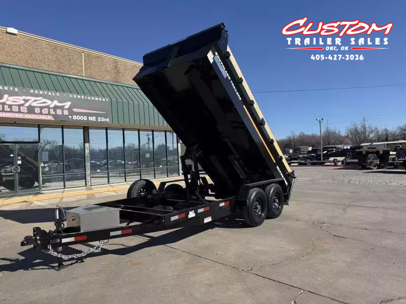 #137687 2026 SOUTHLAND SL714 14 X 84 TANDEM AXLE 14K BUMPER PULL DUMP W/ SPARE TIRE