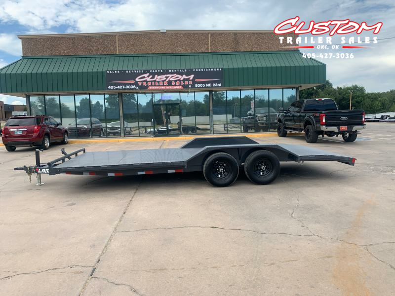 122871 2024 LAMAR CC 20 X 102 TANDEM AXLE BUMPER PULL STEEL FLOOR 10K