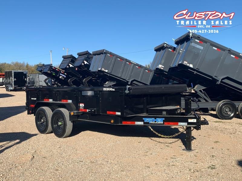 2022 Top Hat DPX 7 X 14 TANDEM AXLE BUMPER PULL DUMP TRAILER 2022 Top Hat DPX 7 X 14 TANDEM AXLE BUMPER PULL DUMP TRAILER