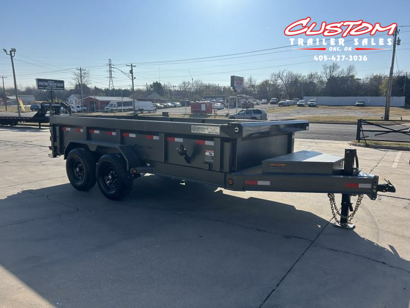 #342394 2025 LOAD TRAIL DL 14 X 83 TANDEM AXLE LOW PRO 14K BUMPER PULL DUMP W/ 2' SIDES 1733243081