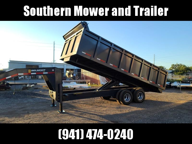 2022 Belmont 20' Gooseneck Dump Trailer 24K LB GVWR Hurricane dump 2022 Belmont 20' Gooseneck Dump Trailer 24K LB GVWR Hurricane dump