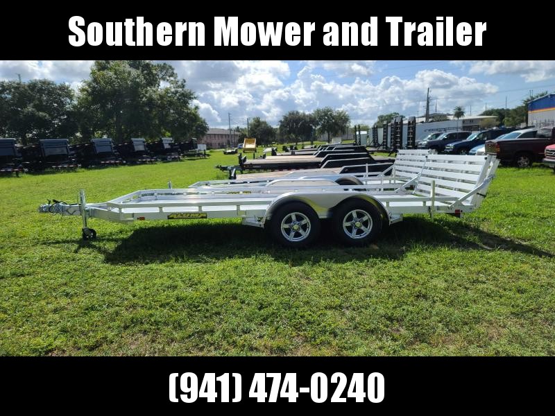 2022 Aluma 7816 Aluminum Utility Trailer 16' ATV UTV 2022 Aluma 7816 Aluminum Utility Trailer 16' ATV UTV