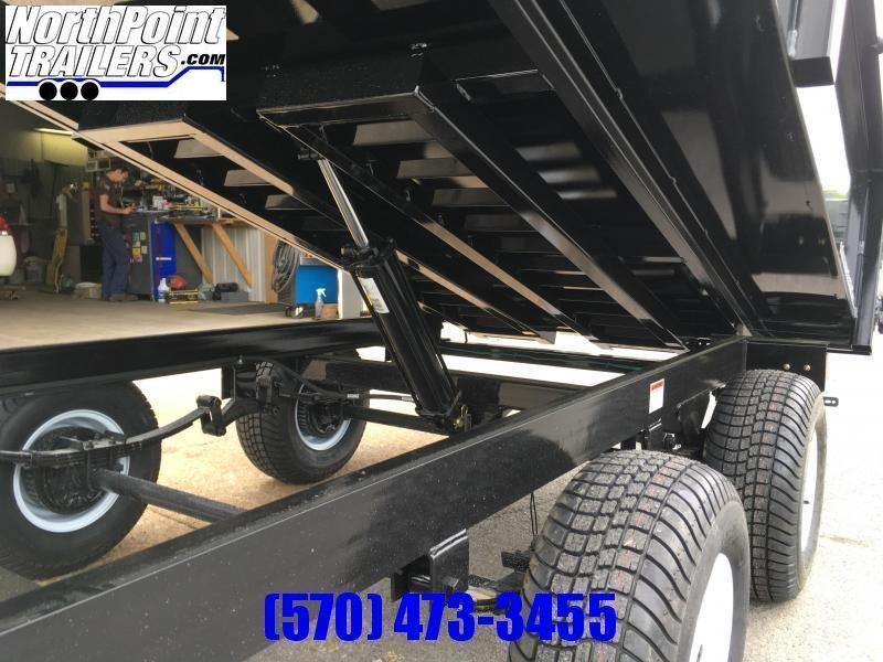 2022 XRT418 66" x 108" Dump Trailer Barn Doors w/ Slide Out Ramps NorthPoint Trailers