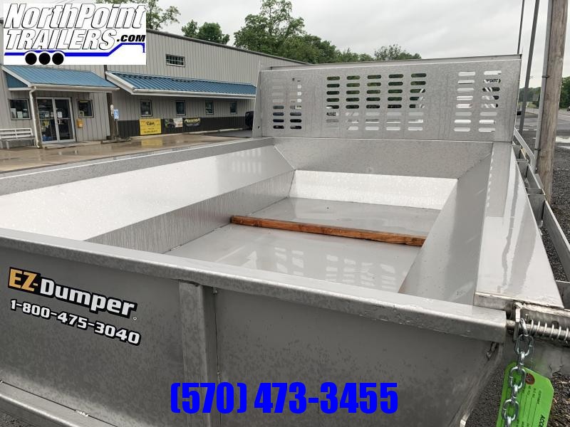 EZ Dumper 8' Stainless Steel Insert w/ Cab Protector Dump Bodies 5x8
